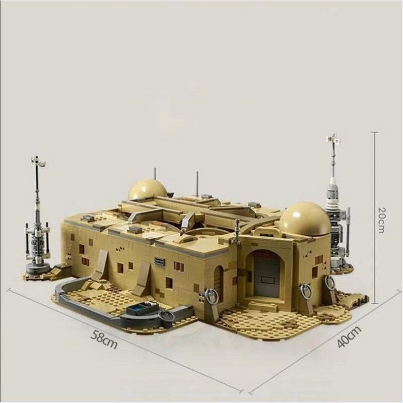 Sci‑Fi Desert Cantina Building Blocks Set (3,187 Pieces) – Large Display Model - Image 2