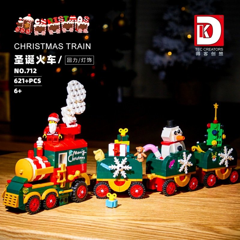 Christmas Mini Building Blocks Set gift box packaging