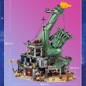 Doomsday Castle Statue of Liberty Building Blocks Set (3,178 Pieces) – Display Model