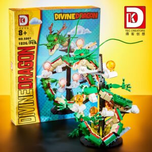 Light‑Up Legendary Dragon Building Blocks Display Set (1826 Pieces)