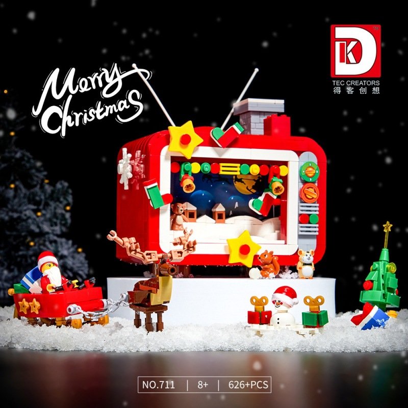 holiday building blocks set for kids and adults