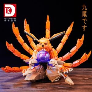 Nine‑Tailed Fox Building Blocks Display Model (1480 Pieces)