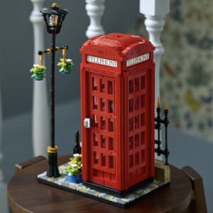 London Red Telephone Box Building Set (1460 Pieces) – Vintage MOC Display Model