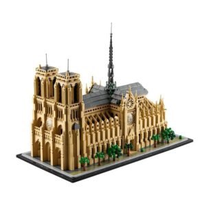 Notre-Dame Cathedral Building Blocks Set completed model