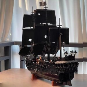 Black Pirate Ship Mini Building Blocks Set (2862 Pieces) – Large Build & Display Model