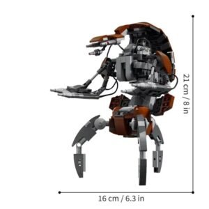 mech robot building blocks toy display