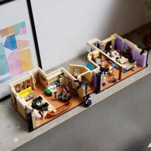 apartment scene building blocks completed diorama display
