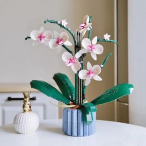 butterfly orchid building set home decor display