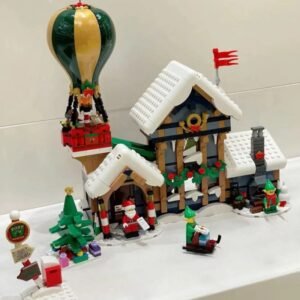 Santa’s Post Office Micro-Brick Building Set (1440 Pieces)
