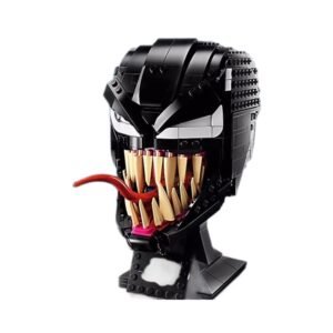 dark monster helmet micro brick building set 565 pieces