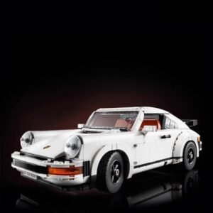 retro porsche 911 turbo building set completed model front view