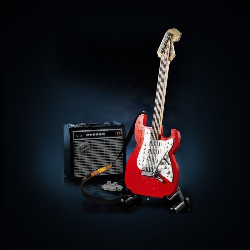 rock guitar building blocks model detailed design
